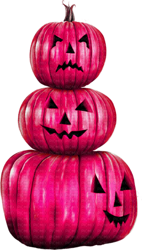 Jack O Lanterns.Pink - png gratis