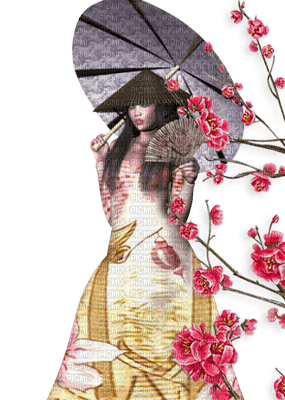 geisha by EstrellaCristal - bezmaksas png