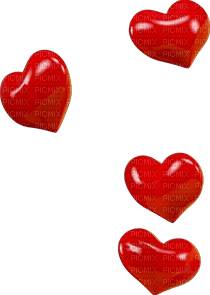 kikkapink red hearts - zdarma png