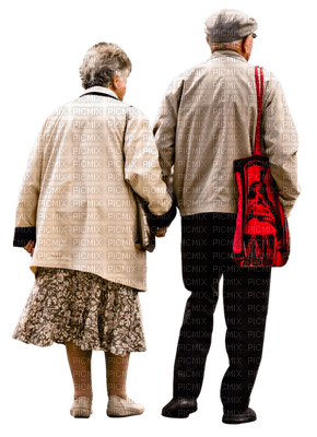 Old couple.seniors.Victoriabea - png gratis