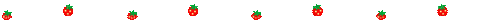 strawberry divider - Gratis animeret GIF