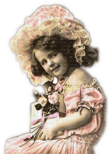 Rena Vintage Girl Mädchen Kind Child - δωρεάν png