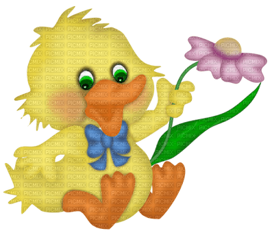 Kaz_Creations Easter Deco Chick - PNG gratuit