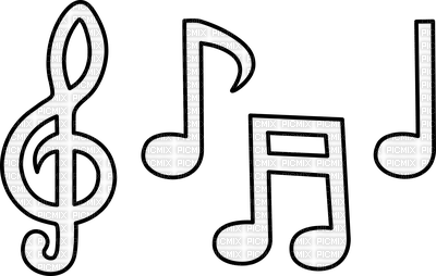 music notes - PNG gratuit