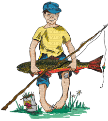 child fishing bp - png gratuito