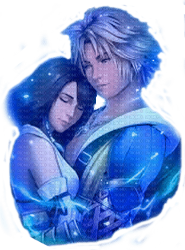final fantasy  tidus and yuna 4 - 免费PNG