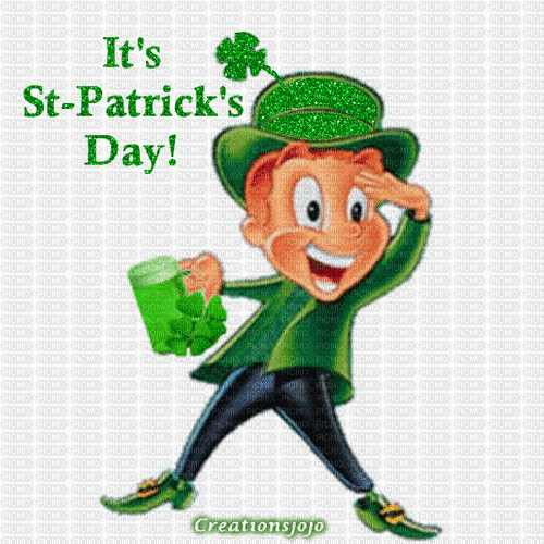 MMarcia gif ST Patrick's Day - GIF animado gratis
