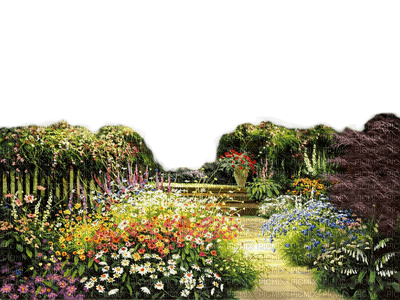 Kathleen Reynolds Garden Paysage Scenery - png ฟรี