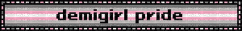 demigirl pride blinkie - GIF animasi gratis