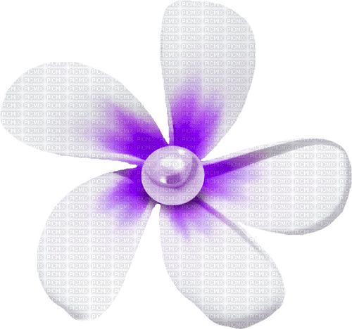 Flower.Pearl.Purple.White - бесплатно png