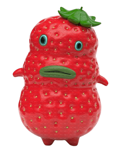 strawberry guy - nemokama png