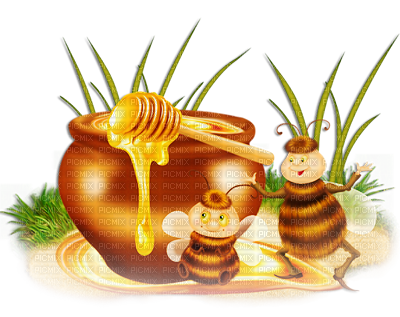 soave deco scrap  honey bee cute - png gratuito