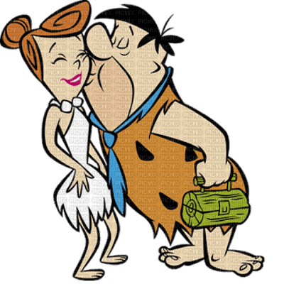 GIANNIS_TOUROUNTZAN - (Flinstones) Fred and Wilma - darmowe png