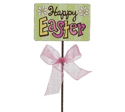 Kaz_Creations Easter Deco Logo Text Sign - ücretsiz png