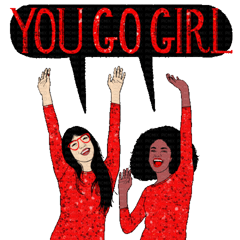 You go girl - Zdarma animovaný GIF