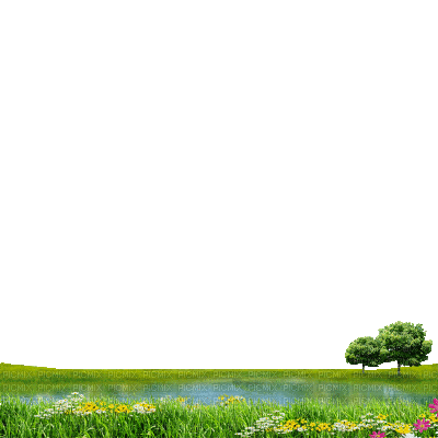 spring landscape (created with gimp) - Бесплатни анимирани ГИФ