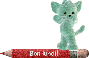 bon lundi - Bezmaksas animēts GIF