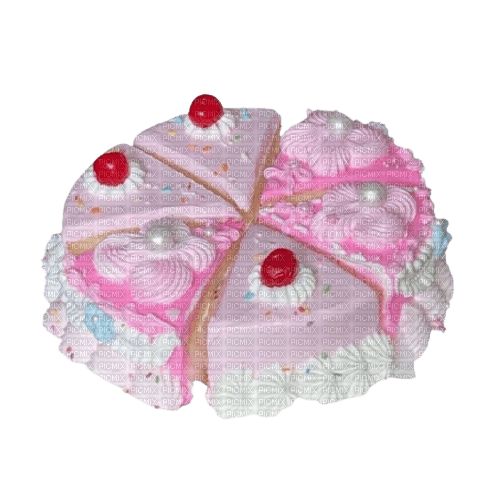 cake cherry birthday aesthetic - PNG gratuit