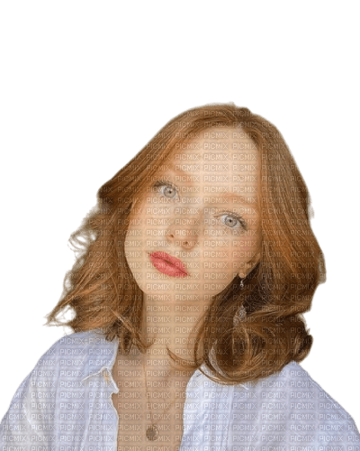 Blond  green-eyed woman's face sunshine3 - zdarma png