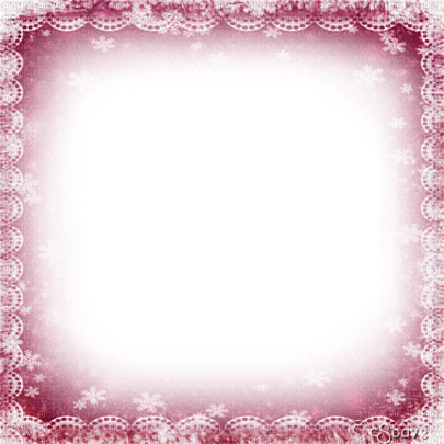 soave frame winter abstract snowflake lace - Free PNG