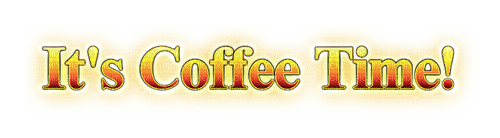 coffee time/words - gratis png