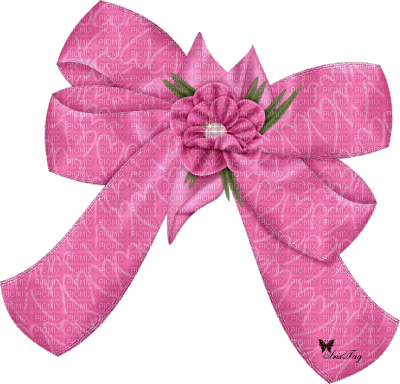 Animated Pink Bow - Δωρεάν κινούμενο GIF