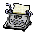 typewriter - Ingyenes animált GIF