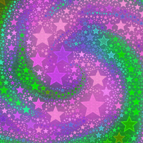 sm3 still stars pink pattern green background - Free PNG