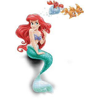Kaz_Creations Cartoon Disney The Little Mermaid Ariel - 免费PNG