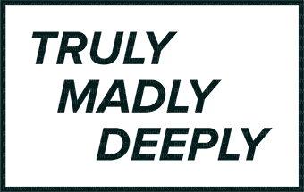 Truly Madly Deeply Love Text - Bogusia - png grátis