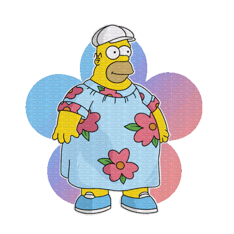 Homer, spinning - Animovaný GIF zadarmo