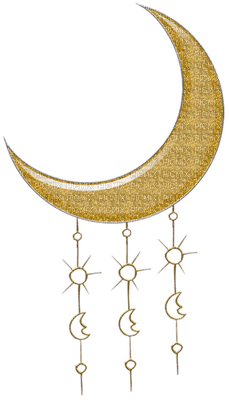 Kaz_Creations Deco Moon Colours Hanging Dangly Things - Free PNG