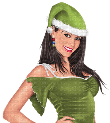 fille Noël fashion Pelageya - gratis png