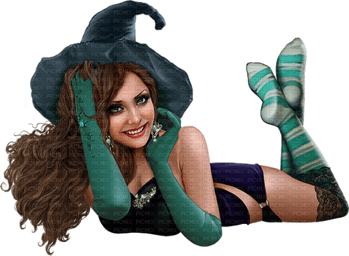 halloween witch by nataliplus - zadarmo png