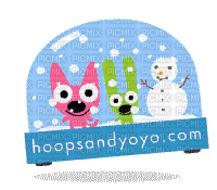 Hoops & Yoyo - Gratis animerad GIF