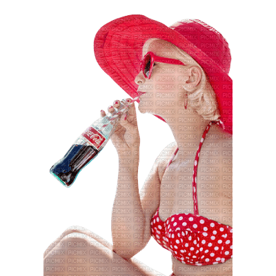 loly33 COCA COLA FEMME - 免费PNG