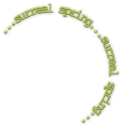 soave text surreal spring green - png gratis