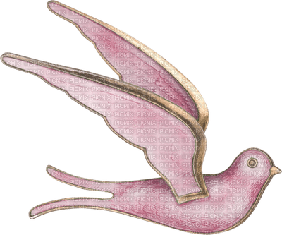 Kaz_Creations  Pink Deco Scrap Colours Bird Birds - ilmainen png