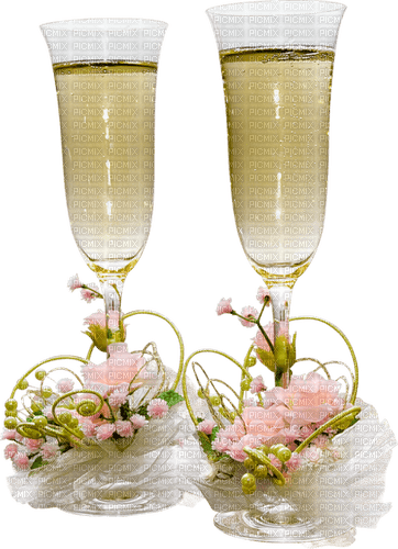 champagne-glas-deco - png grátis