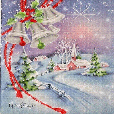 kikkapink winter vintage background christmas - GIF animate gratis