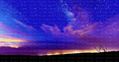 Cielo estrellado - Zdarma animovaný GIF
