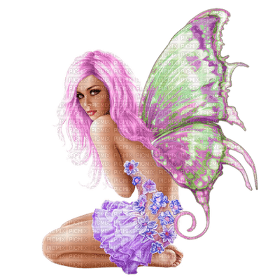 Kaz_Creations Woman Femme Fairy  Colours Colour-Girls - png gratuito