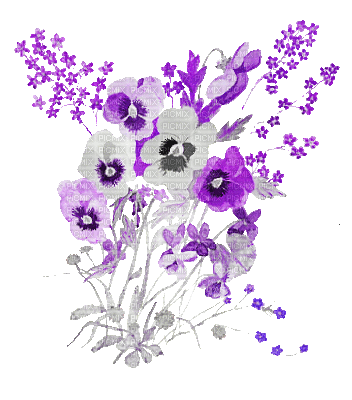 soave deco flowers spring branch animated - Gratis animerad GIF