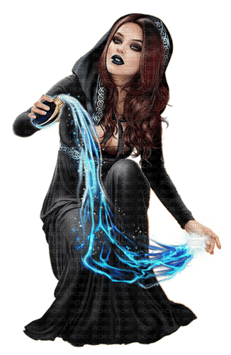 gothic woman in black by nataliplus - PNG gratuit
