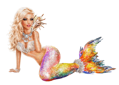 sjöjungfru--mermaid - png ฟรี