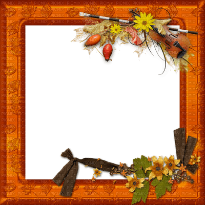 Cadre.Frame.Autumn.Automne.Otoño.Victoriabea - PNG gratuit
