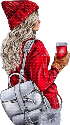 Woman Coffee - Bogusia - бесплатно png