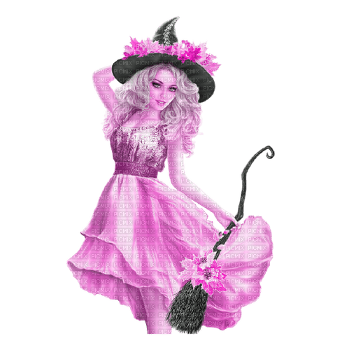 kikkapink woman witch halloween fashion - kostenlos png
