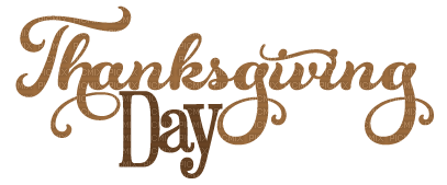 Tanksgiving Day.Text.Brown.Victoriabea - kostenlos png