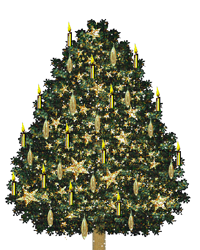 Weihnachtsbaum - Zdarma animovaný GIF